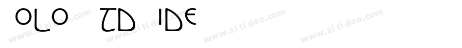 KoloLPStd-Wide字体转换