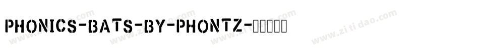 Phonics-Bats-by-Phontz字体转换