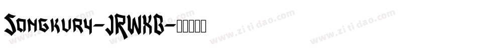 Sangkury-JRWXB字体转换