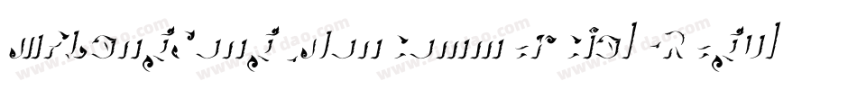 MFLangSong_Noncommercial-Regular字体转换