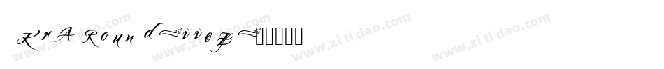 KrARound-vv6Z字体转换