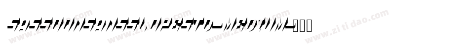 SassoonSansSlopeStd-Medium字体转换