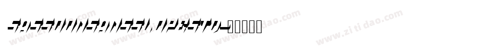 SassoonSansSlopeStd字体转换
