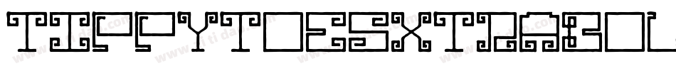TippytoesXTraBold-7m84字体转换