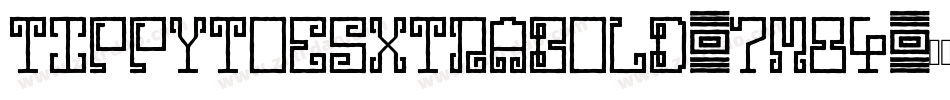 TippytoesXTraBold-7m84字体转换