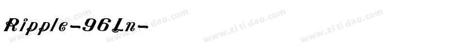 Ripple-96Ln字体转换