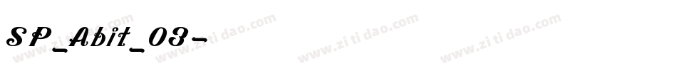 SP_Abit_03字体转换