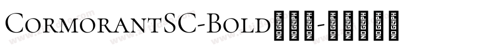 CormorantSC-Bold手机版字体转换