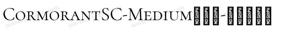 CormorantSC-Medium手机版字体转换