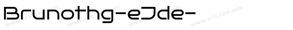 Brunothg-eJde字体转换