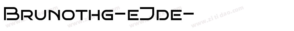 Brunothg-eJde字体转换
