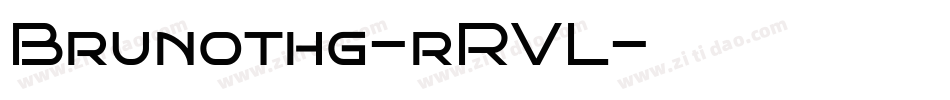 Brunothg-rRVL字体转换