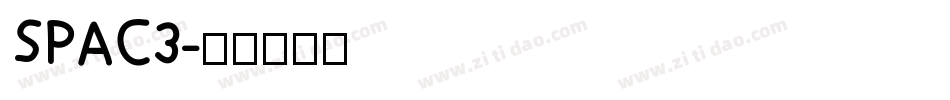 SPAC3字体转换