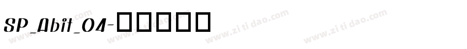 SP_Abit_04字体转换