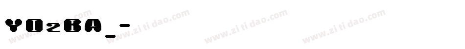 YOzBA_字体转换