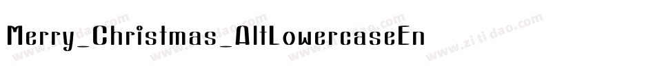 Merry_Christmas_AltLowercaseEnding-Regular字体转换