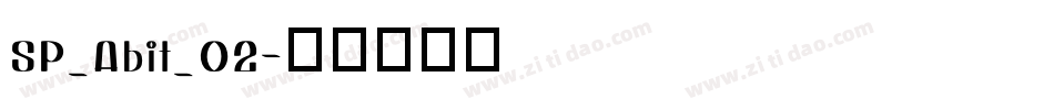 SP_Abit_02字体转换