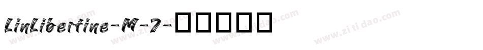 LinLibertine-M-7字体转换