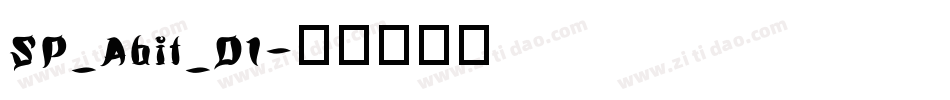 SP_Abit_01字体转换