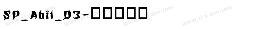 SP_Abit_03字体转换
