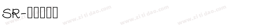 SR字体转换