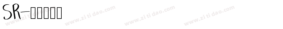 SR字体转换