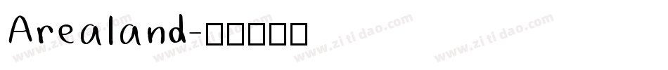 Arealand字体转换