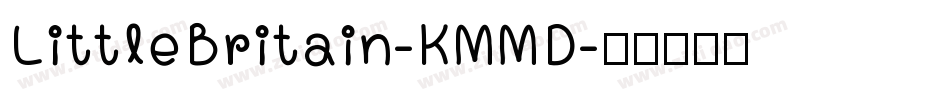 LittleBritain-KMMD字体转换