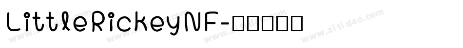 LittleRickeyNF字体转换