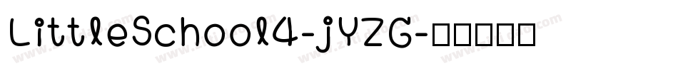 LittleSchool4-jYZG字体转换