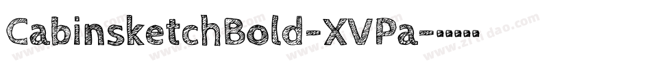 CabinsketchBold-XVPa字体转换