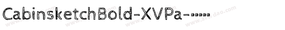 CabinsketchBold-XVPa字体转换