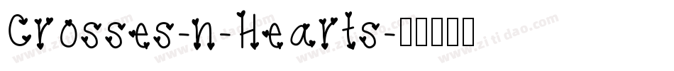 Crosses-n-Hearts字体转换