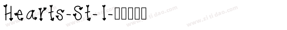 Hearts-St-1字体转换
