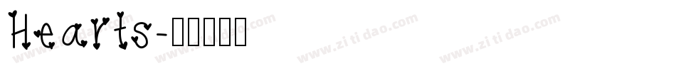 Hearts字体转换