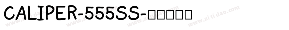 CALIPER-555SS字体转换