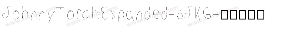 JohnnyTorchExpanded-5JKG字体转换