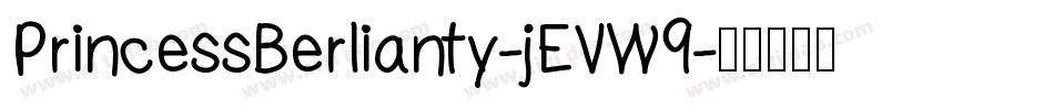 PrincessBerlianty-jEVW9字体转换