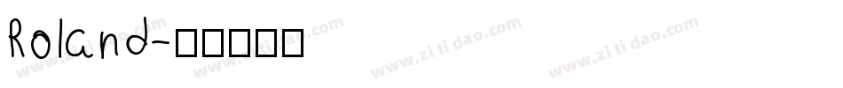 Roland字体转换