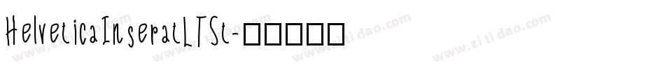 HelveticaInseratLTSt字体转换