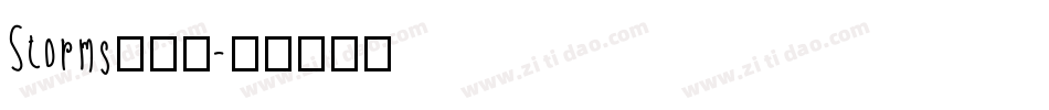 Storms转换器字体转换
