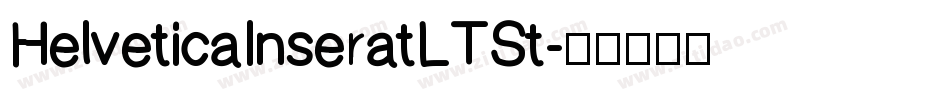 HelveticaInseratLTSt字体转换