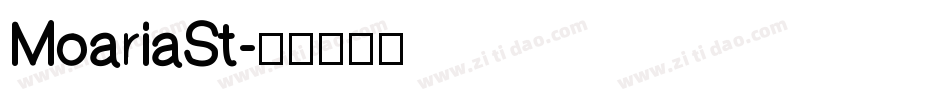 MoariaSt字体转换