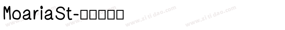 MoariaSt字体转换
