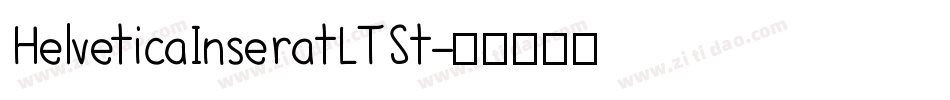 HelveticaInseratLTSt字体转换