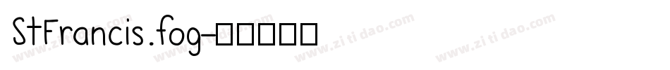 StFrancis.fog字体转换