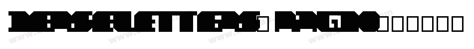 DenseLetters-nRgDO字体转换