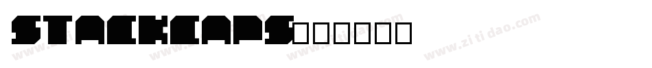 Stackcaps字体转换