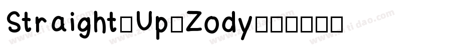 Straight-Up-Zody字体转换