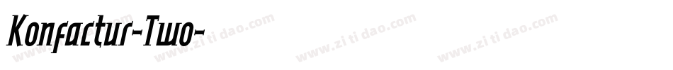 Konfactur-Two字体转换